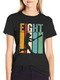 Eight Baseball Birthday T-Shirt