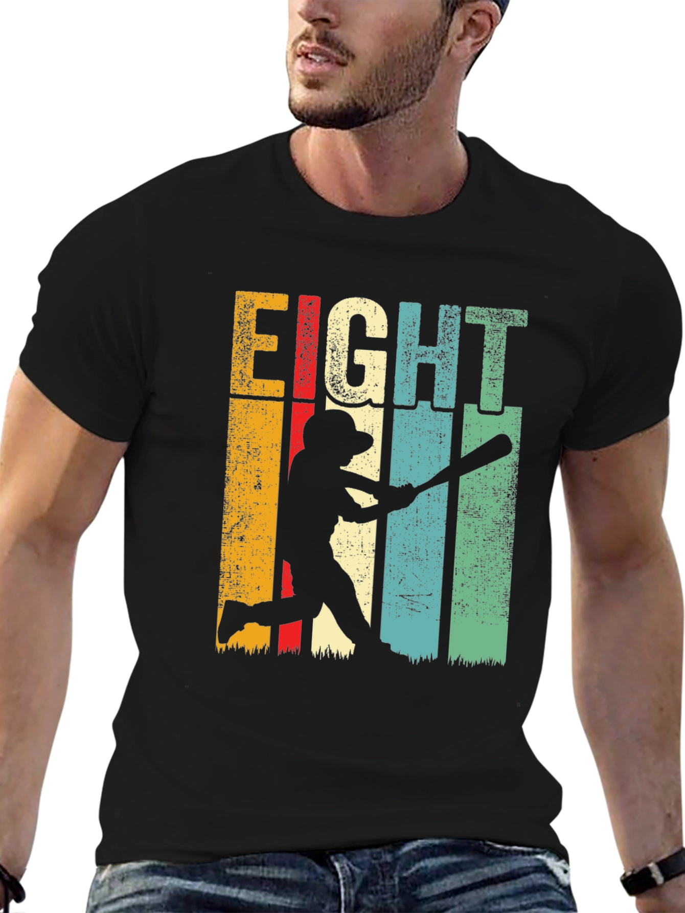 Eight Baseball Birthday T-Shirt