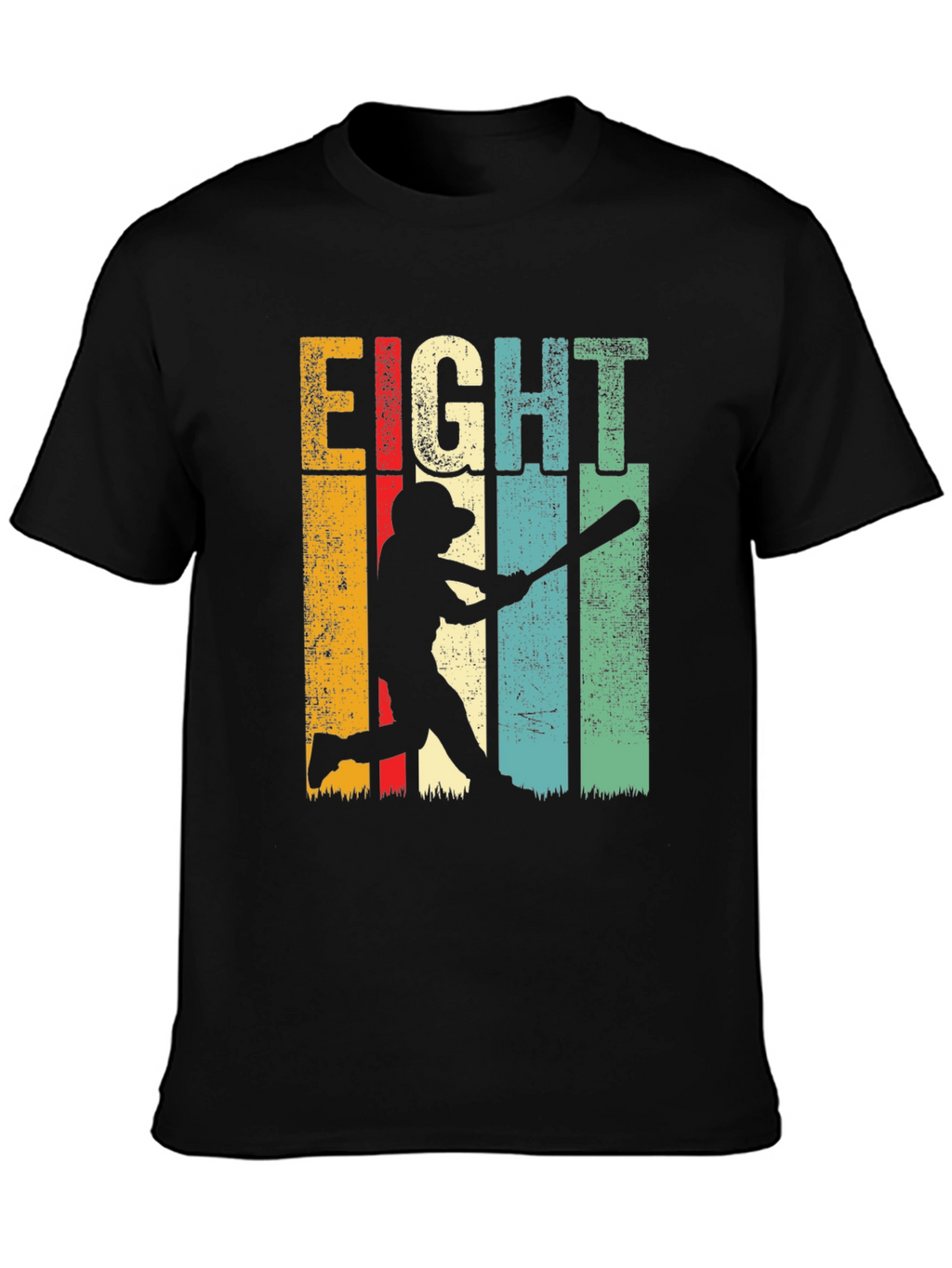 Eight Baseball Birthday T-Shirt