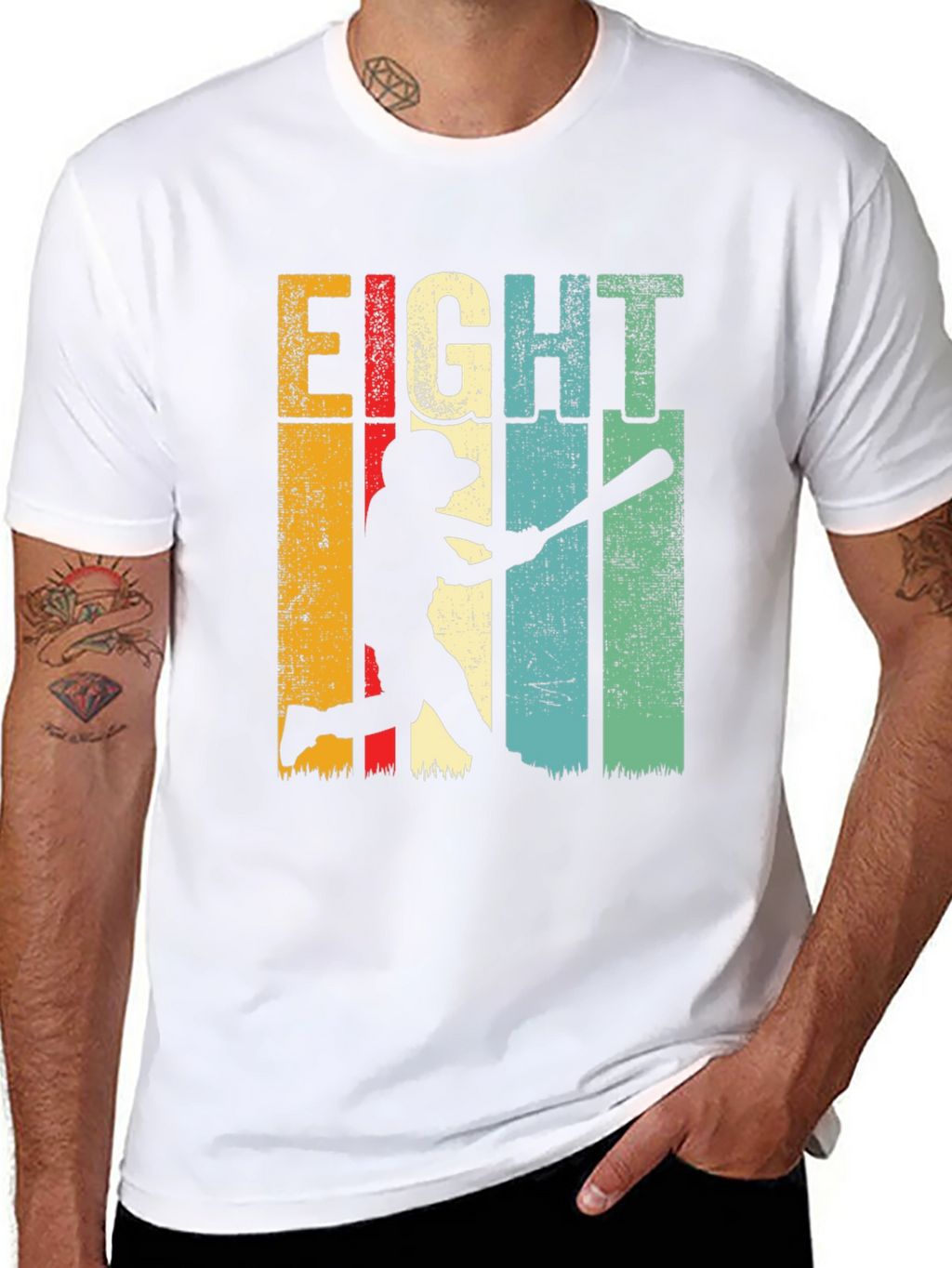 Eight Baseball Birthday T-Shirt