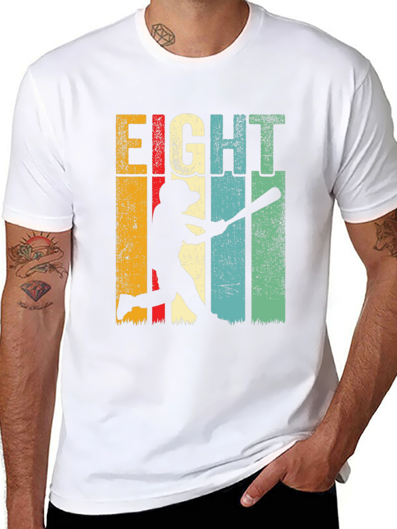 Eight Baseball Birthday T-Shirt
