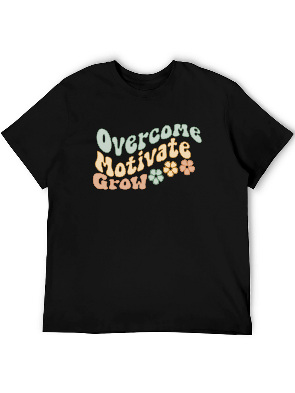 Overcome Motivate Grow Graphic Tee