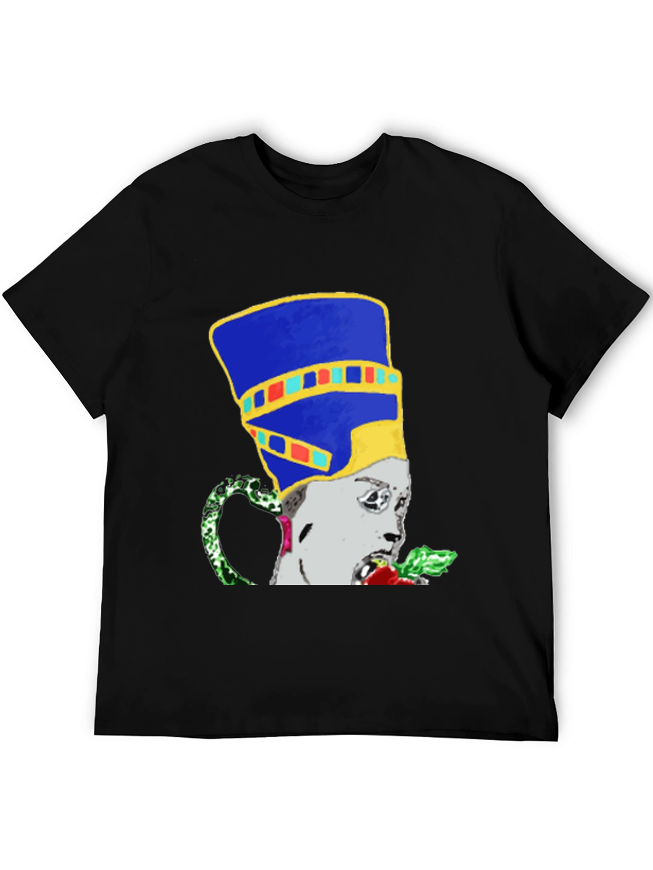 Pharaoh Graphic Print Black T-Shirt