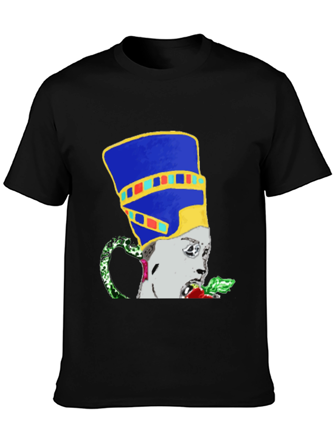 Pharaoh Graphic Print Black T-Shirt