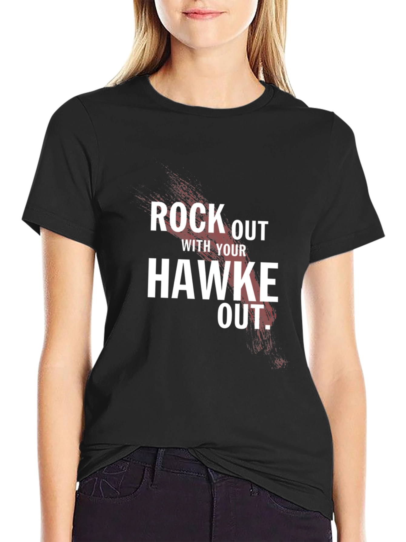 Rock Out With Your Hawke Out Black T-Shirt