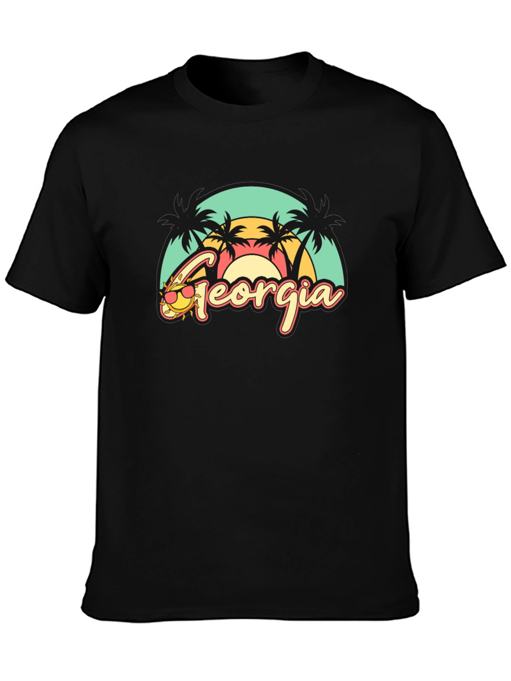 Georgia Retro Beach T-Shirt