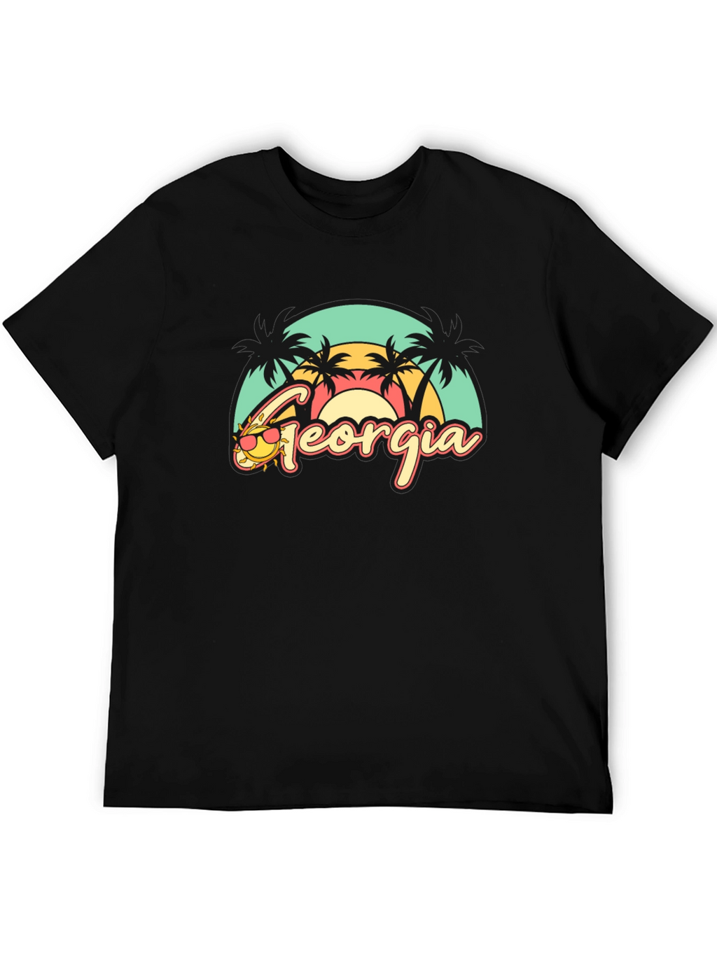 Georgia Retro Beach T-Shirt