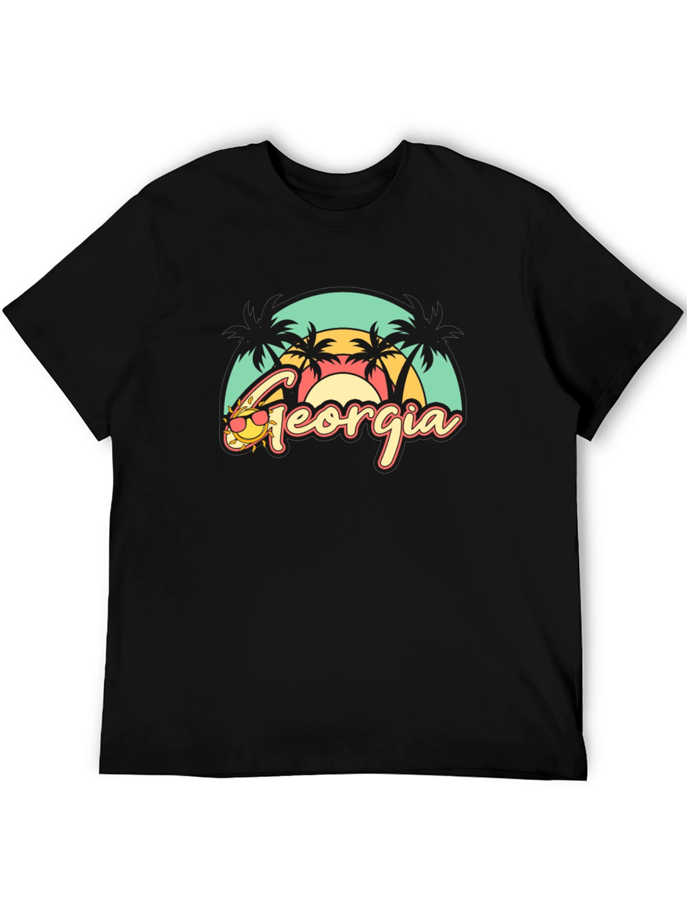 Georgia Retro Beach T-Shirt