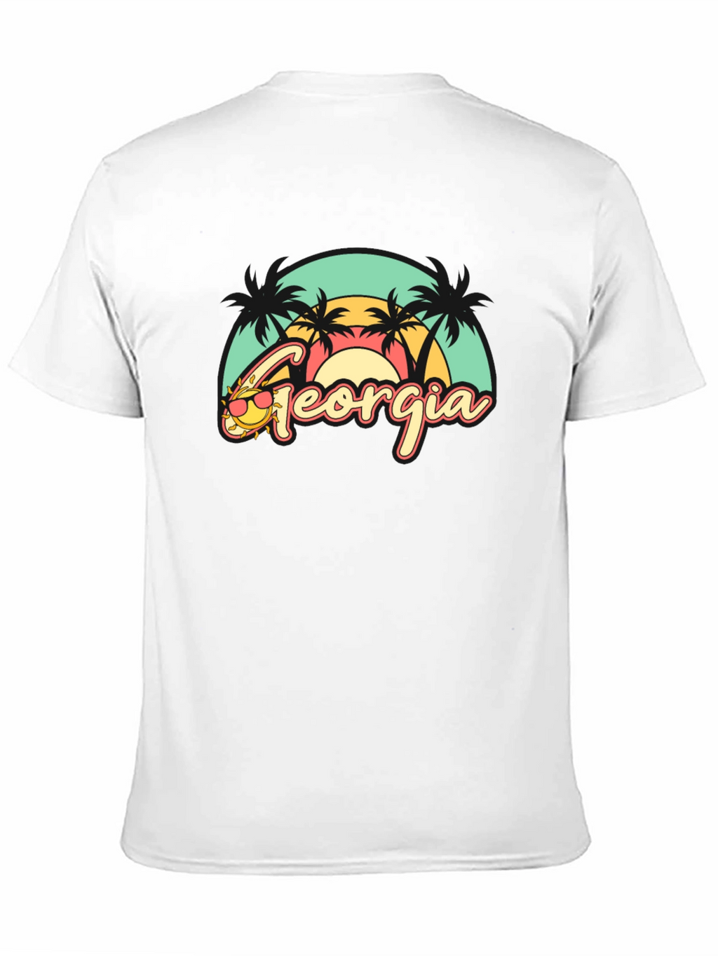 Georgia Retro Beach T-Shirt
