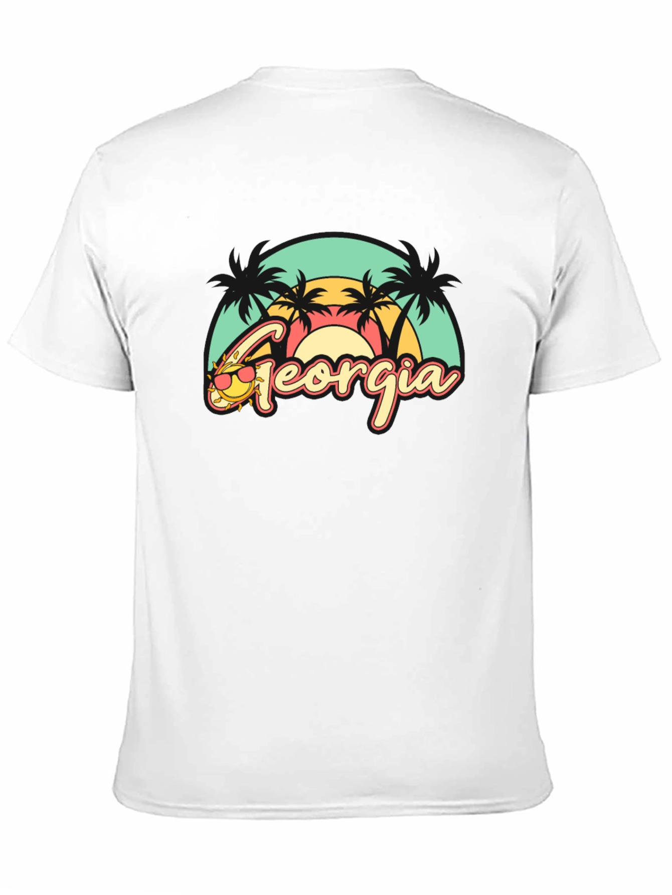 Georgia Retro Beach T-Shirt