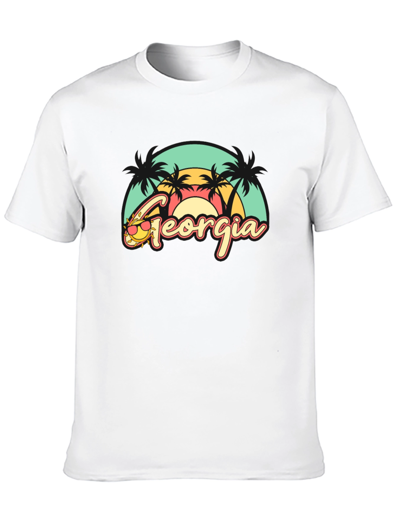 Georgia Retro Beach T-Shirt