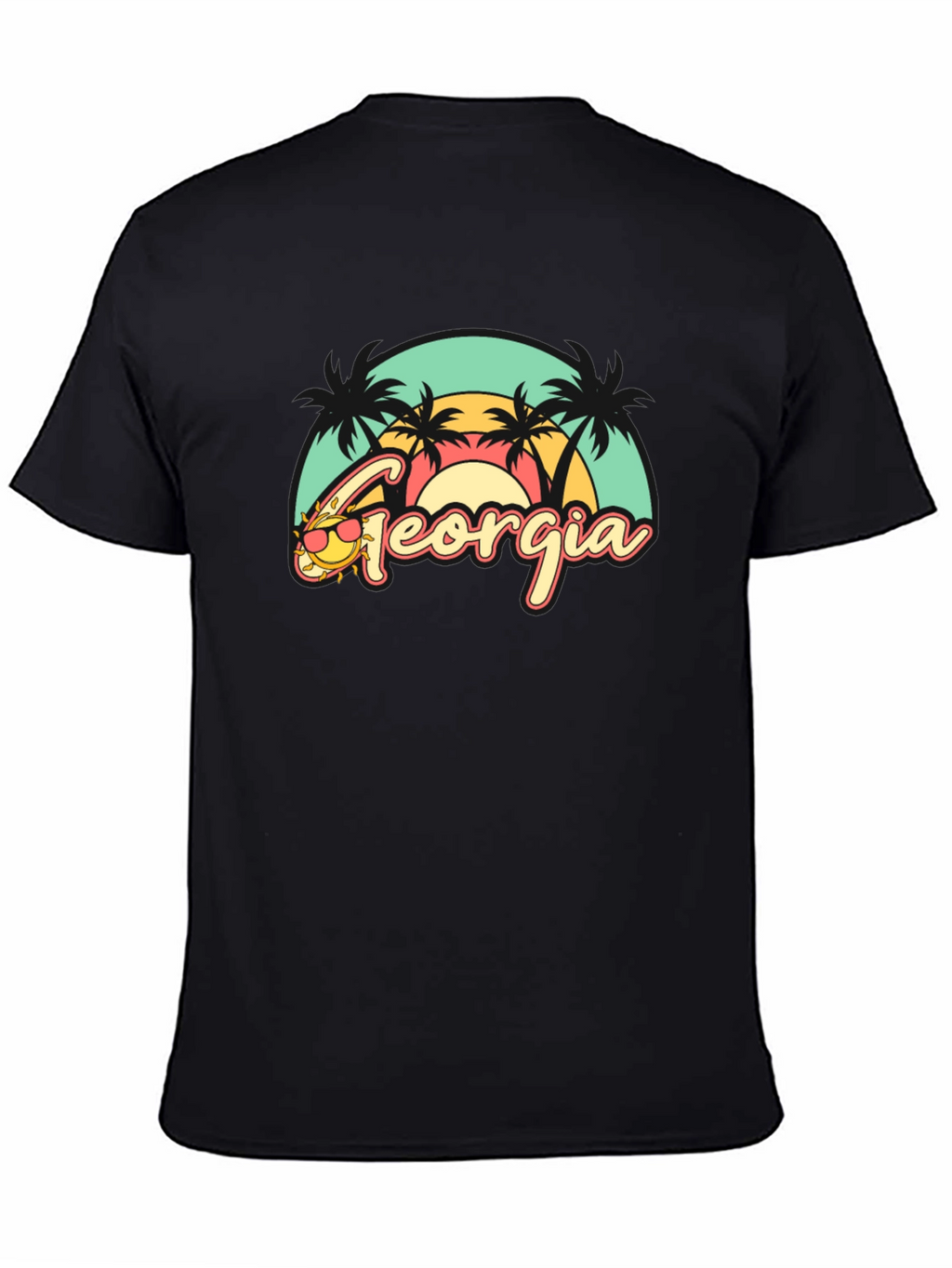 Georgia Retro Beach T-Shirt