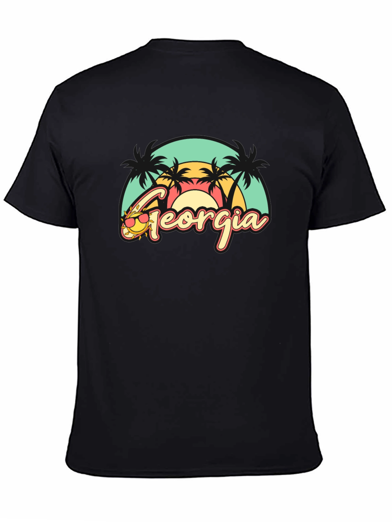 Georgia Retro Beach T-Shirt