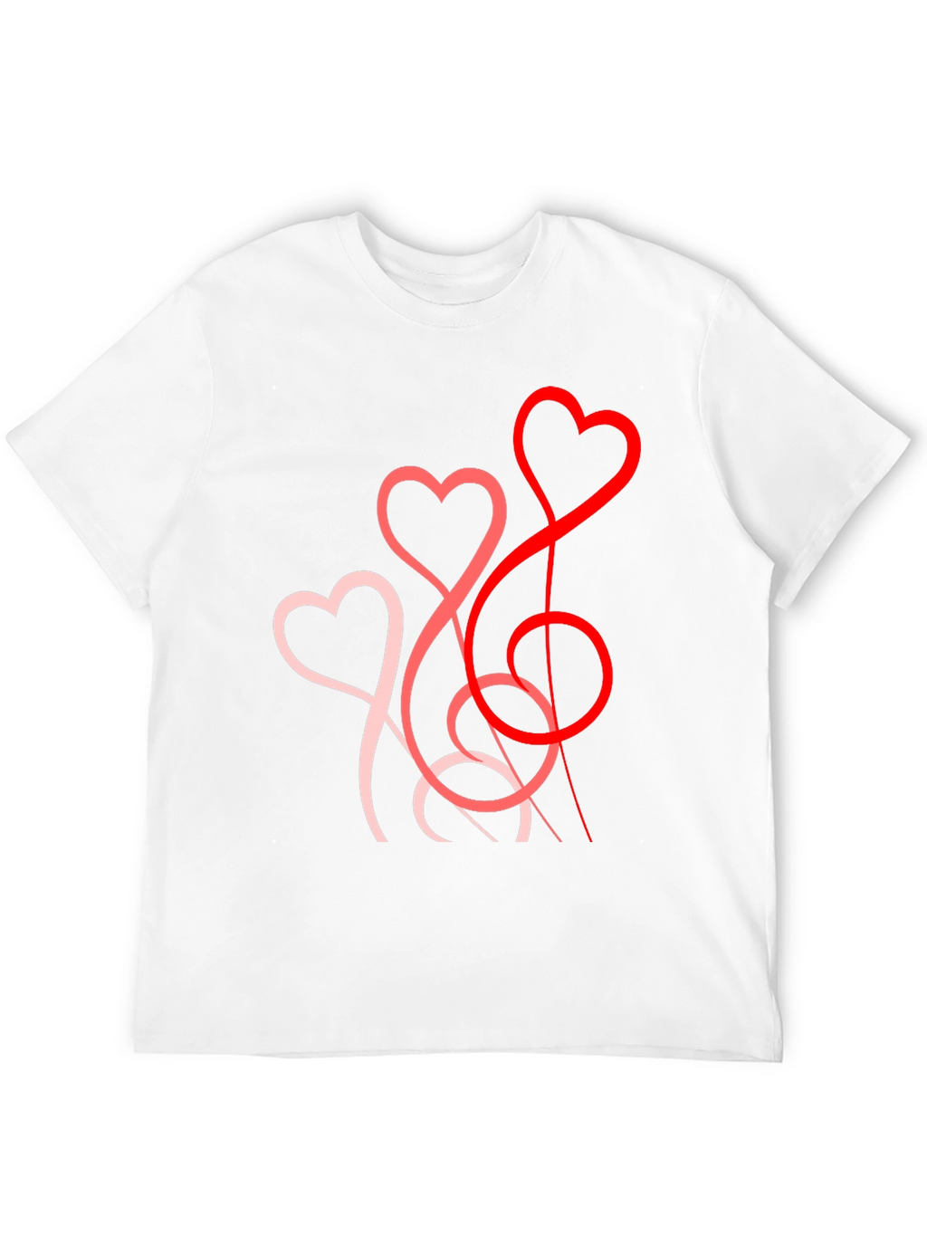 Heart String T-Shirt - Stylish Valentines Day Gift