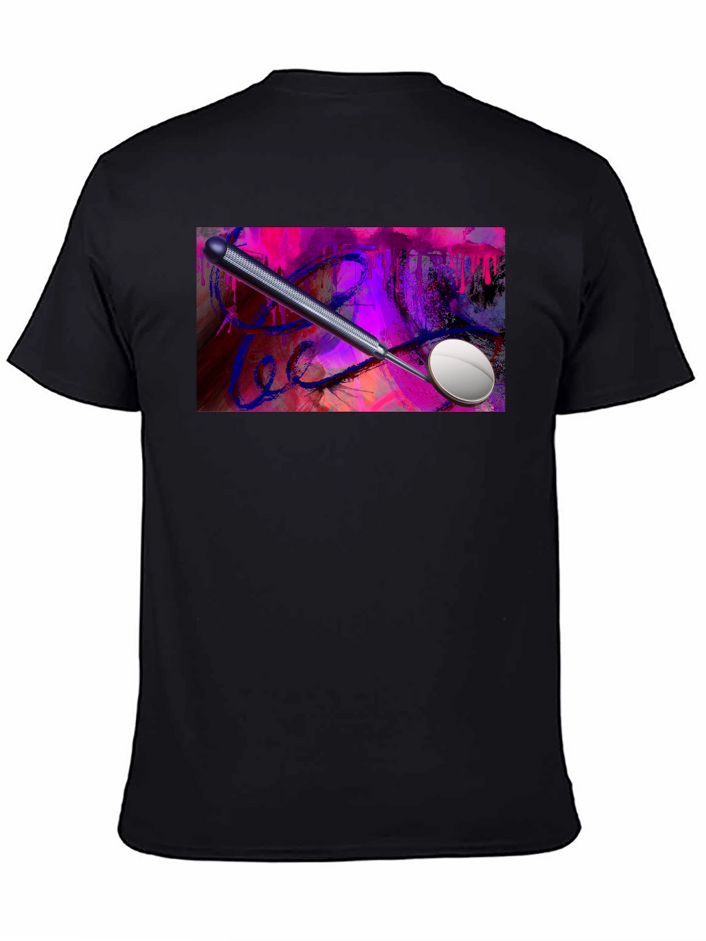 Dentist Mirror Abstract Art T-Shirt