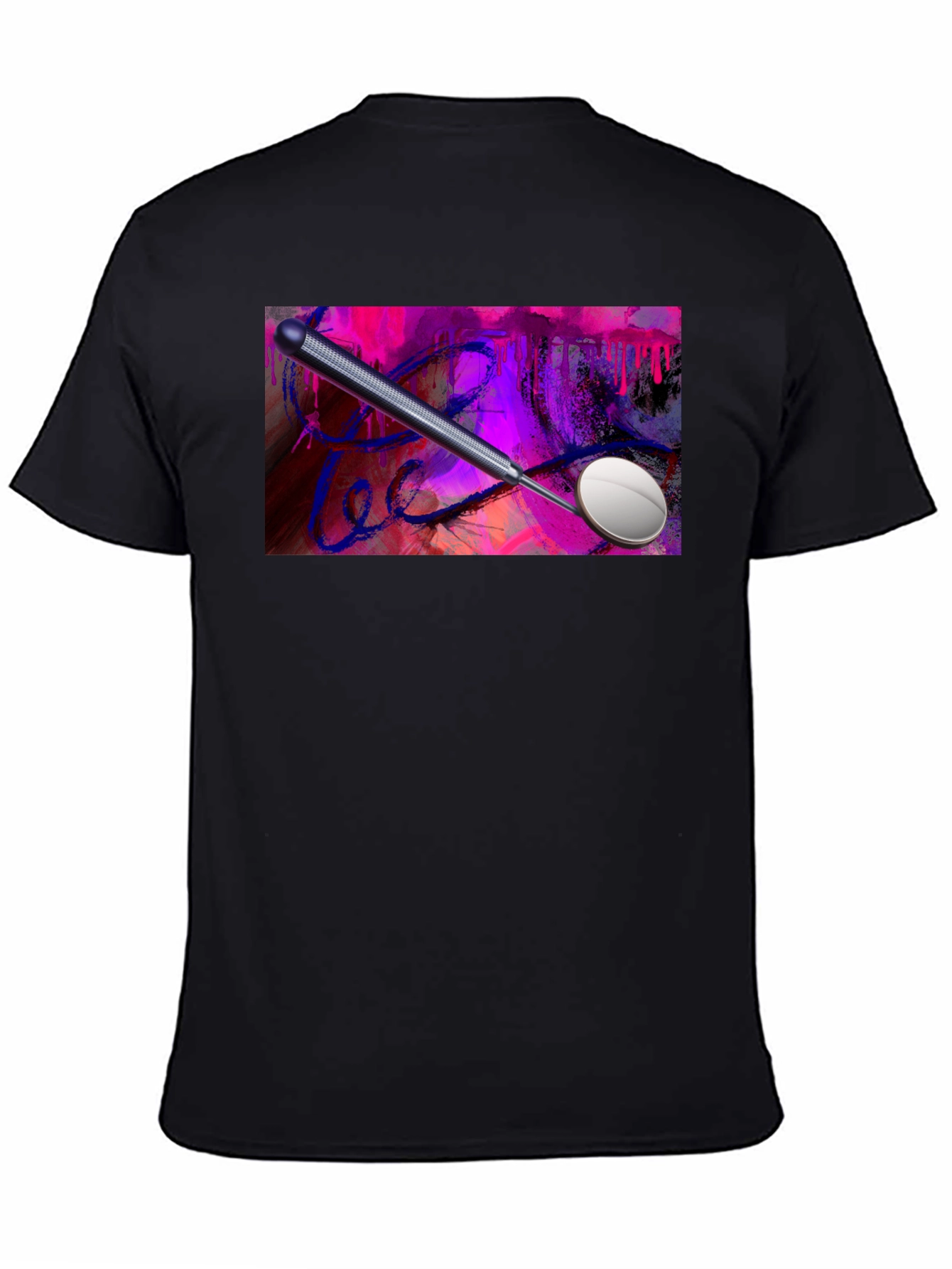 Dentist Mirror Abstract Art T-Shirt