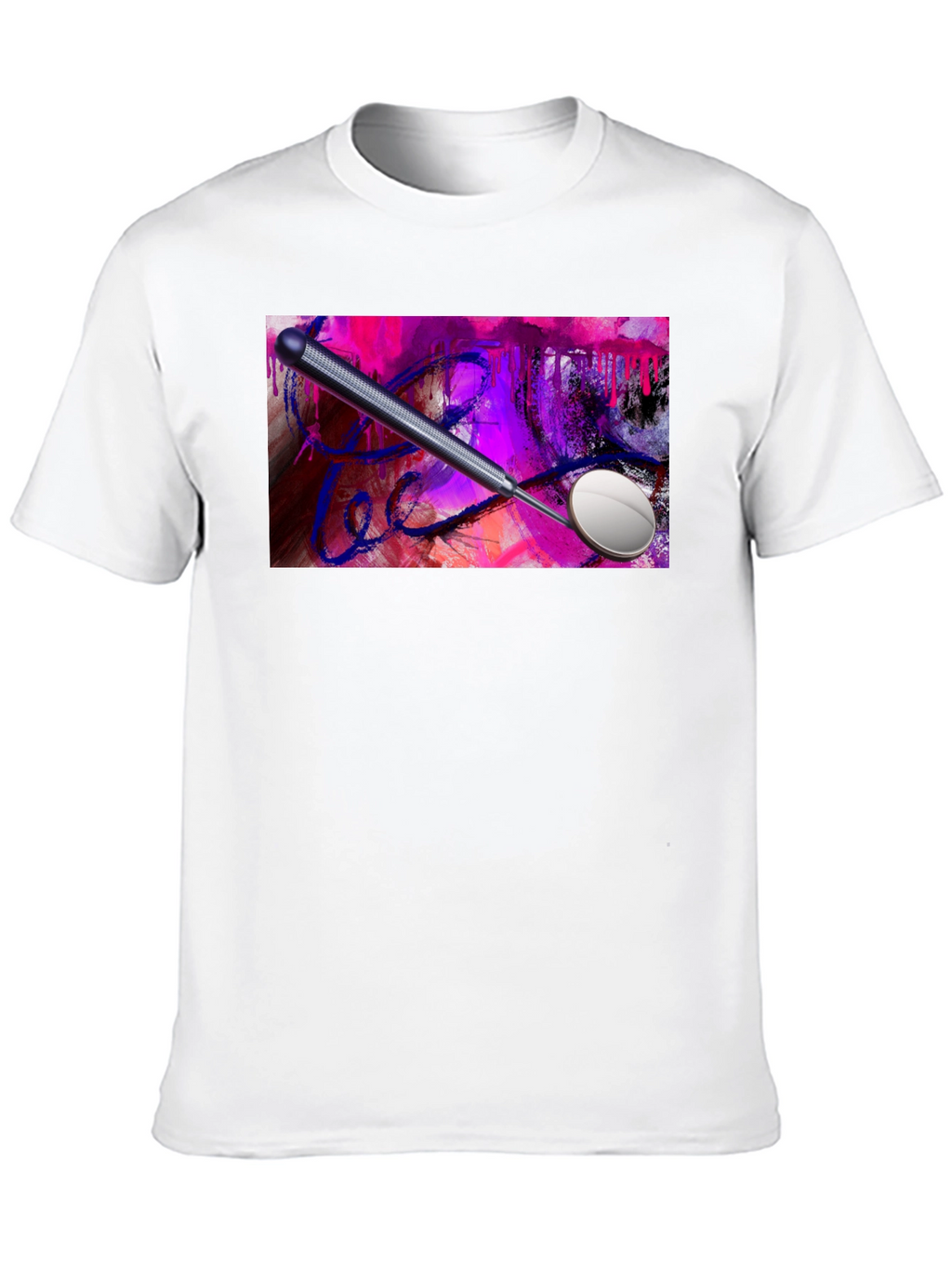 Dentist Mirror Abstract Art T-Shirt
