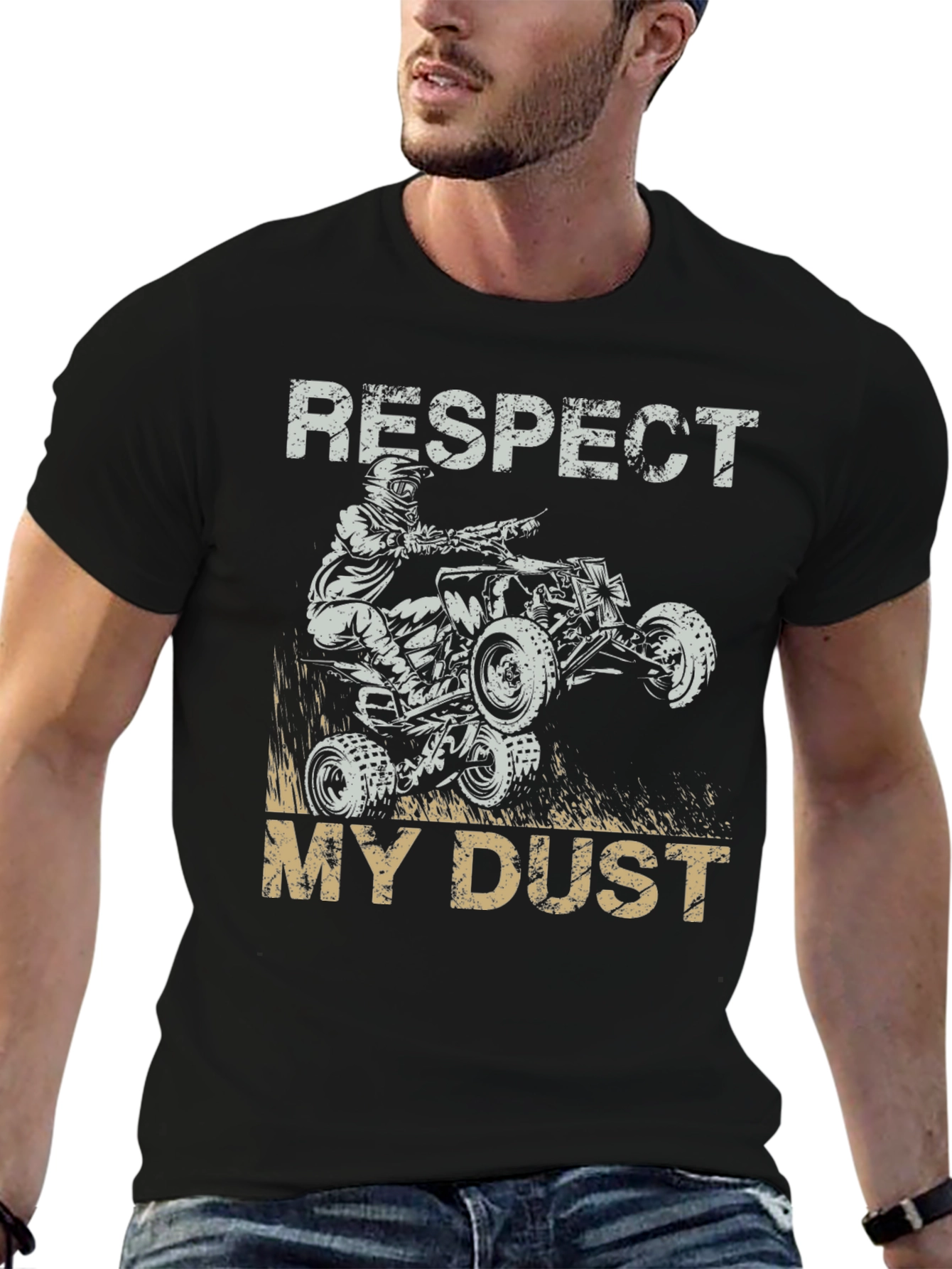 Respect My Dust ATV Rider Graphic Tee