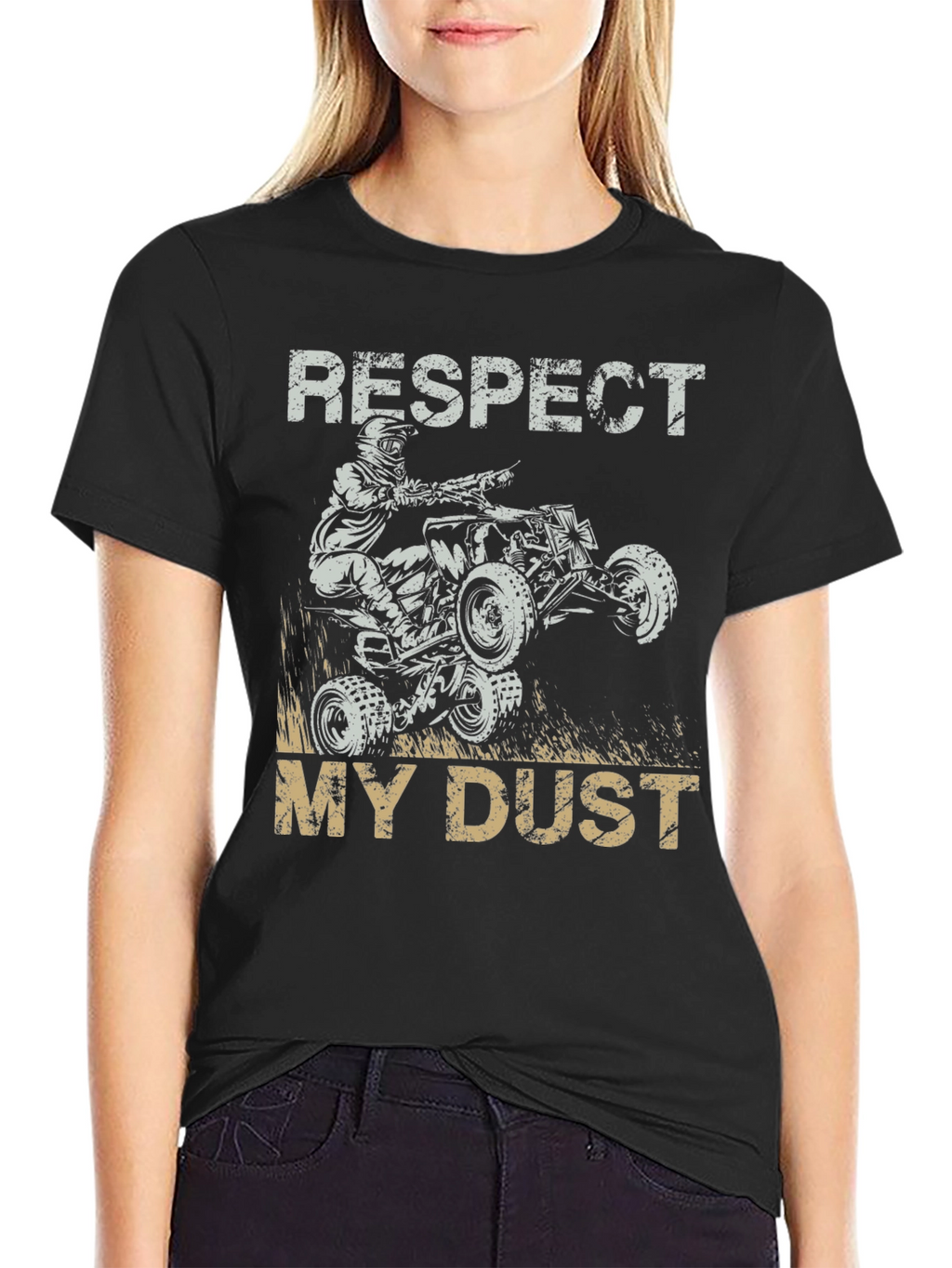 Respect My Dust ATV Rider Graphic Tee