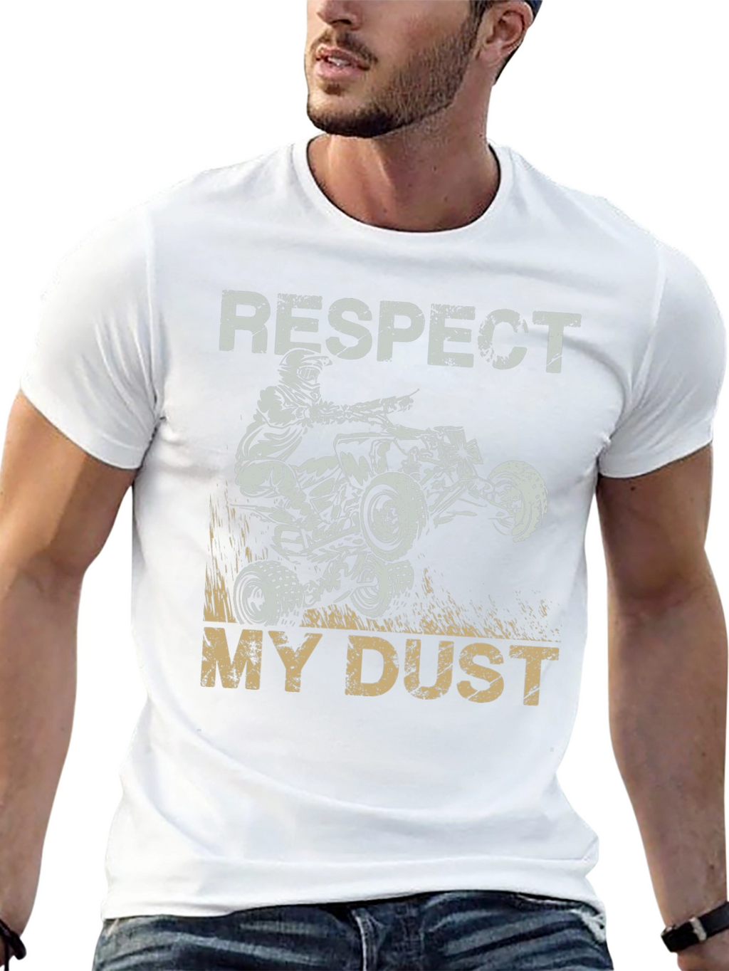 Respect My Dust ATV Rider Graphic Tee
