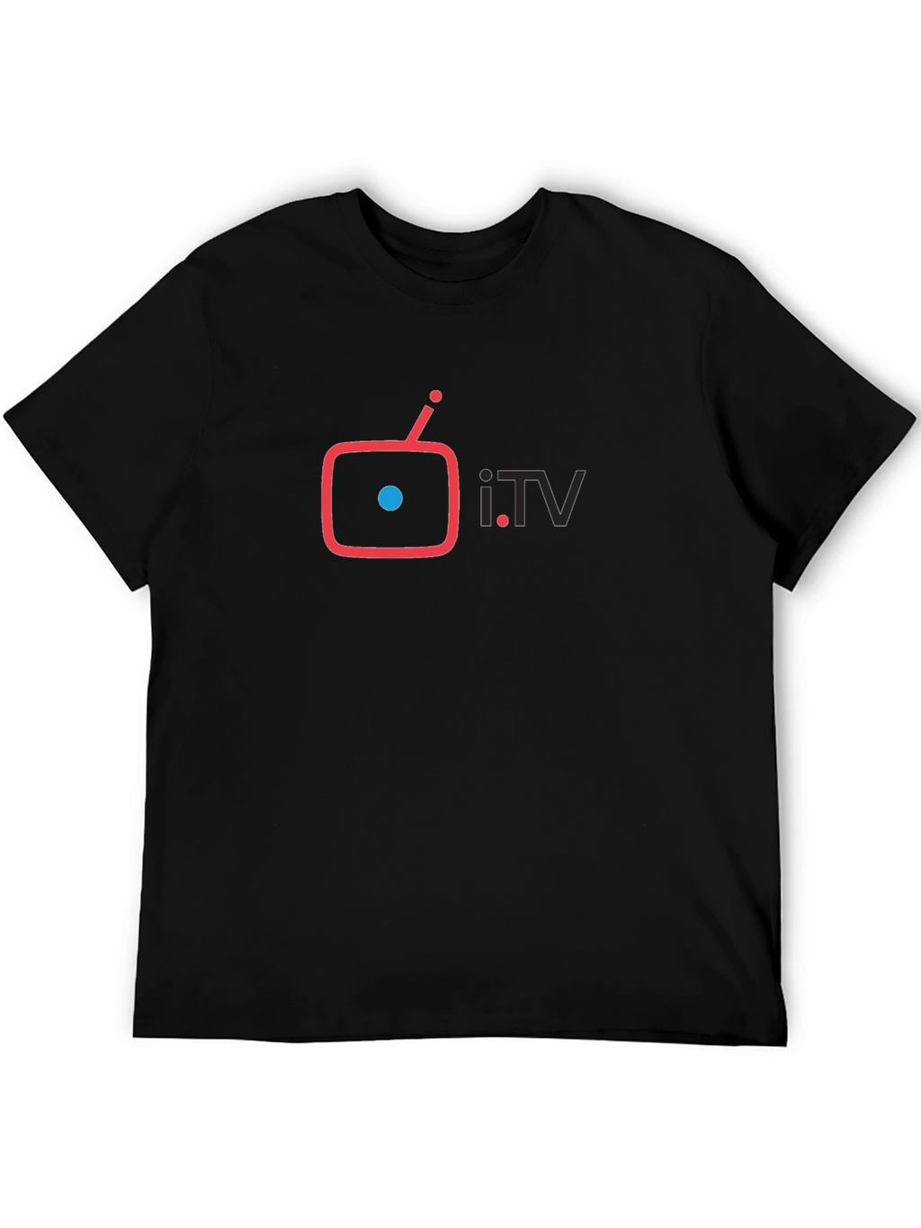 i.TV Graphic T-Shirt - Black