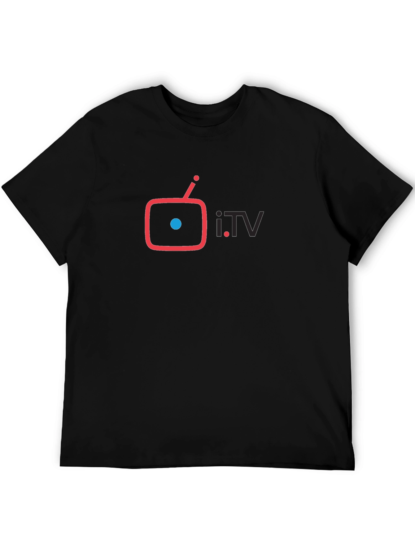 i.TV Graphic T-Shirt - Black