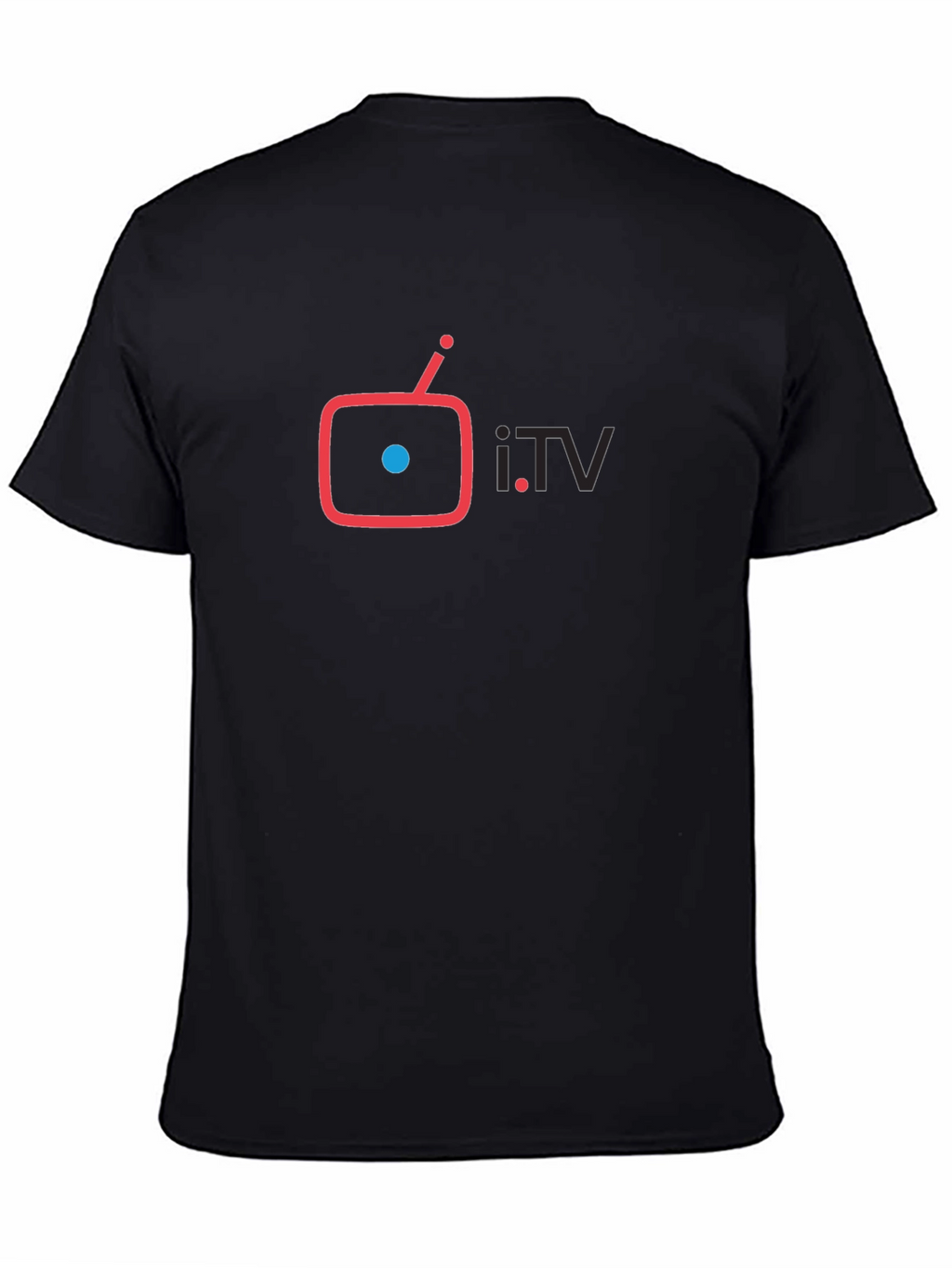 i.TV Graphic T-Shirt - Black