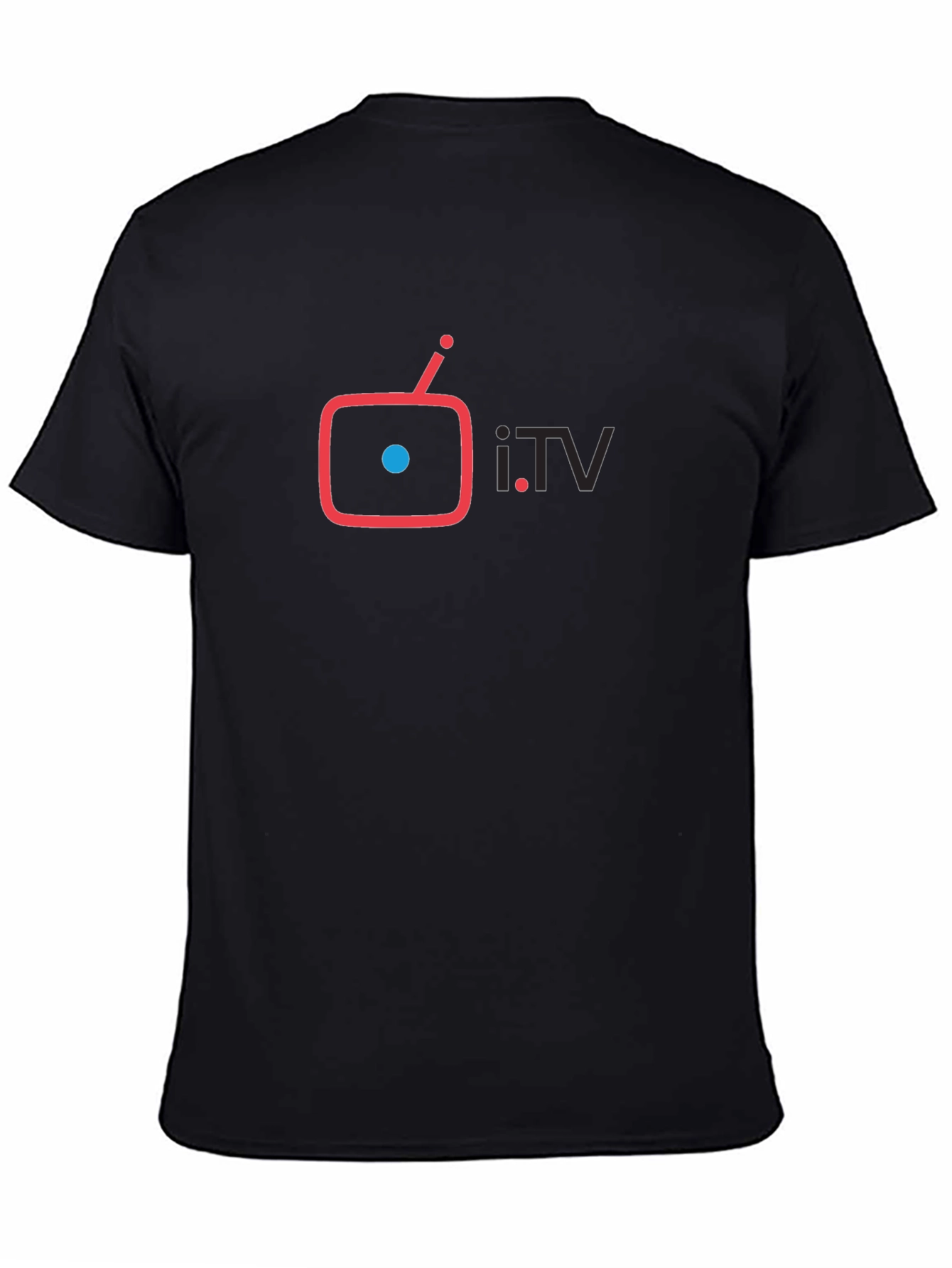 i.TV Graphic T-Shirt - Black
