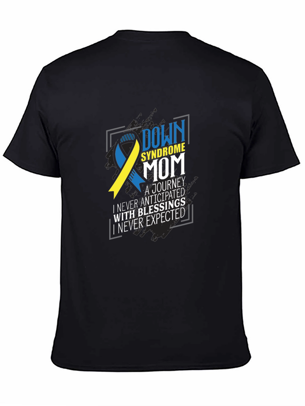 Down Syndrome Mom Tee - Awareness Ribbon Graphic T-Shirt