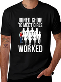 Choir Meet Girls T-Shirt - Funny Graphic Tee
