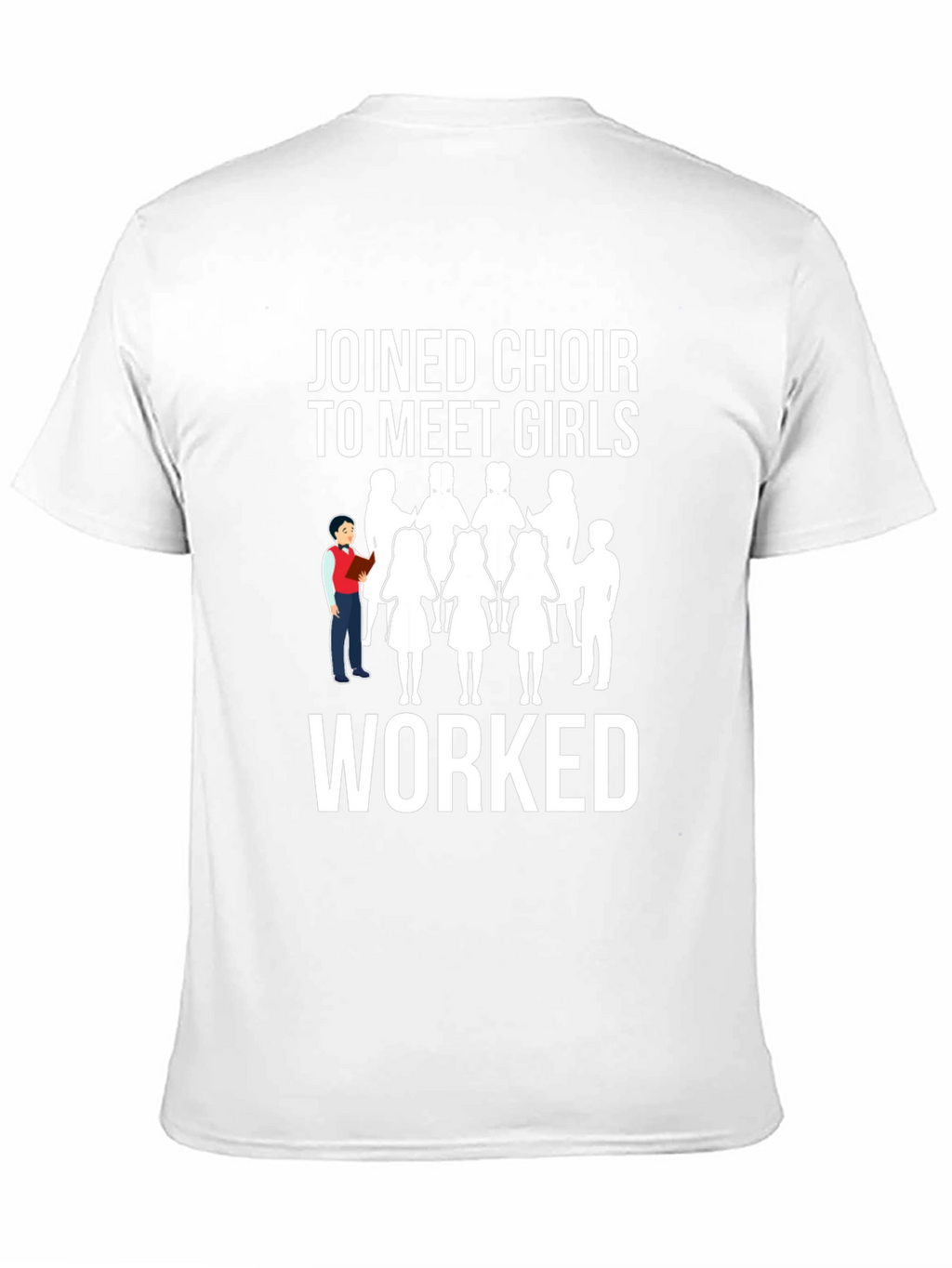 Choir Meet Girls T-Shirt - Funny Graphic Tee
