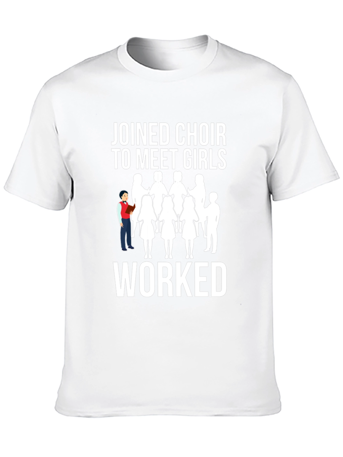 Choir Meet Girls T-Shirt - Funny Graphic Tee