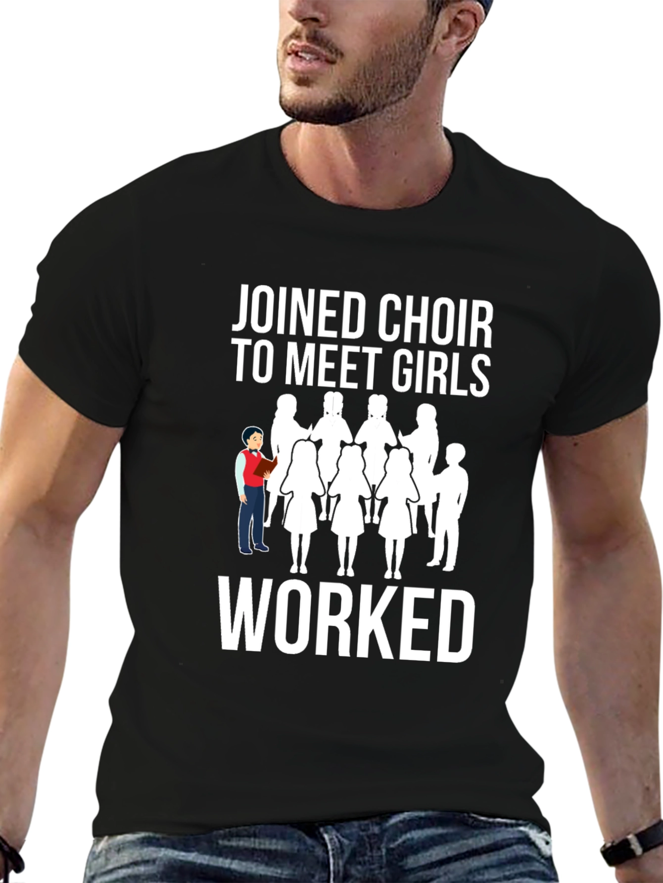 Choir Meet Girls T-Shirt - Funny Graphic Tee