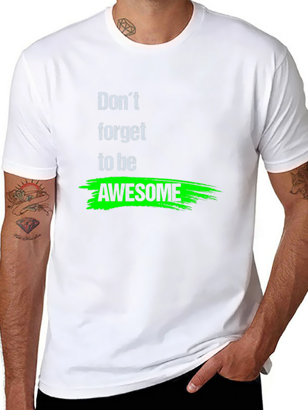 Dont Forget to Be Awesome Black T-Shirt