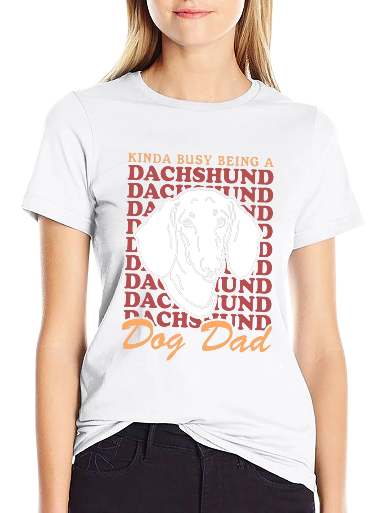 Dachshund Dog Dad Graphic T-Shirt
