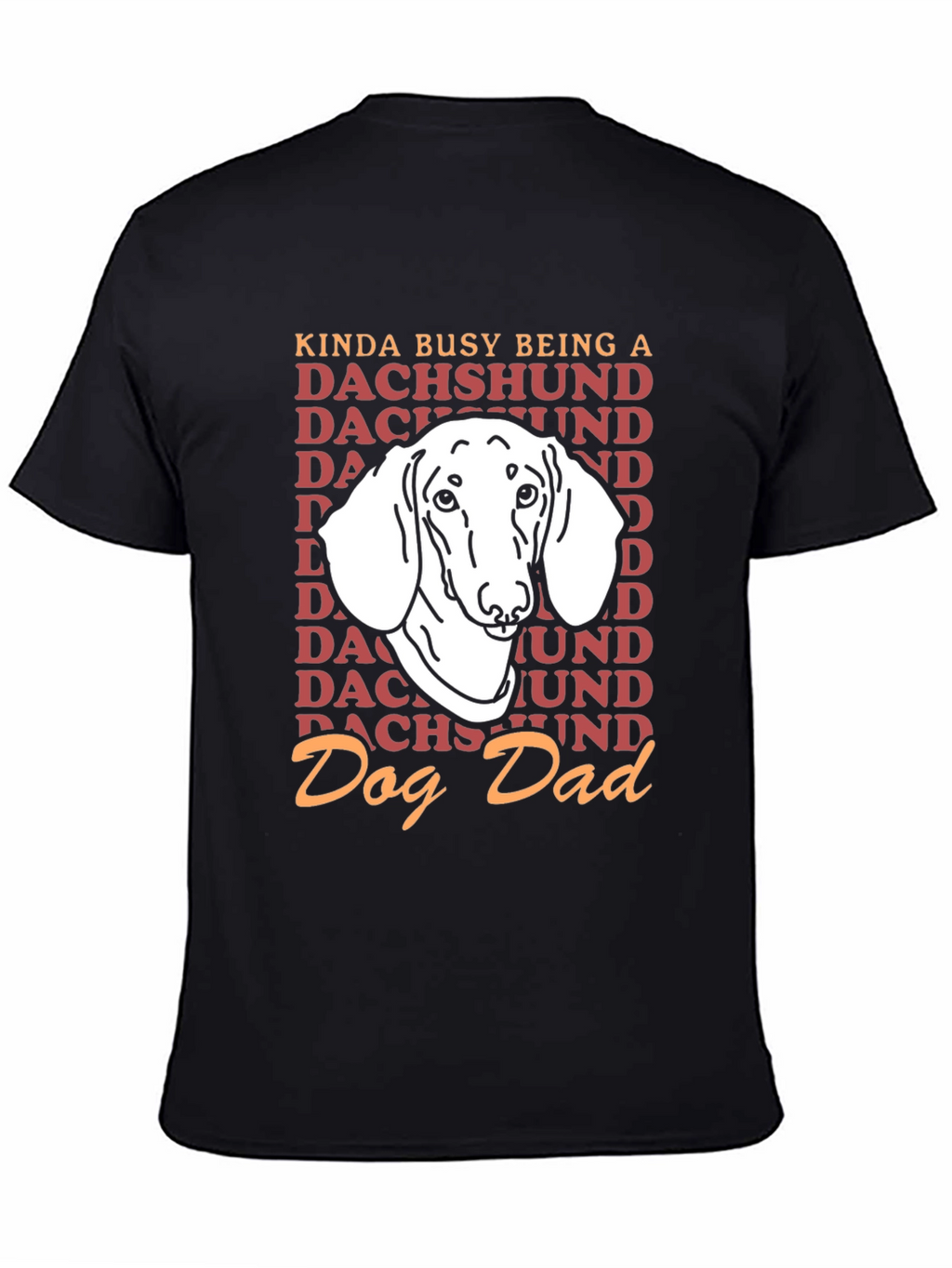 Dachshund Dog Dad Graphic T-Shirt