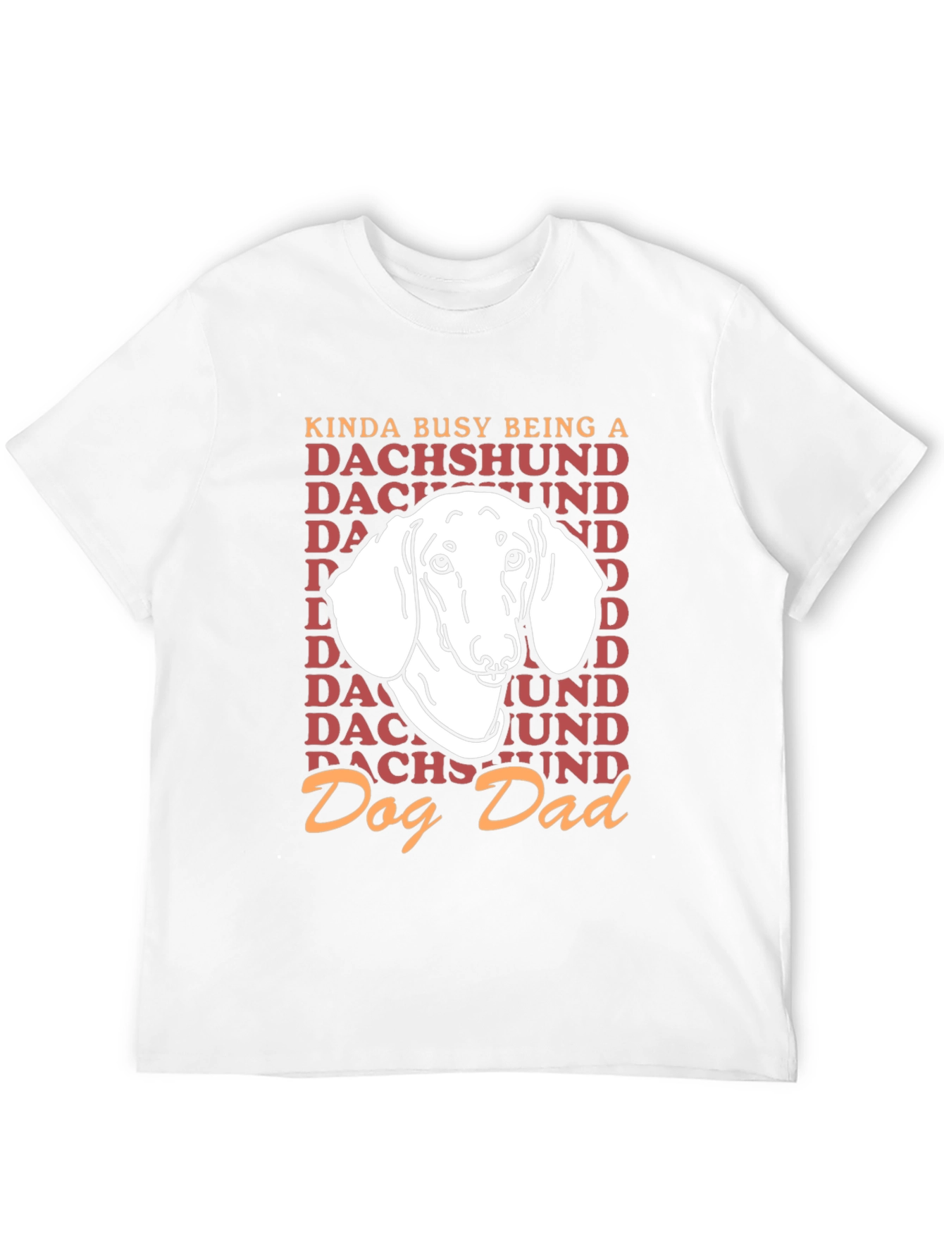 Dachshund Dog Dad Graphic T-Shirt