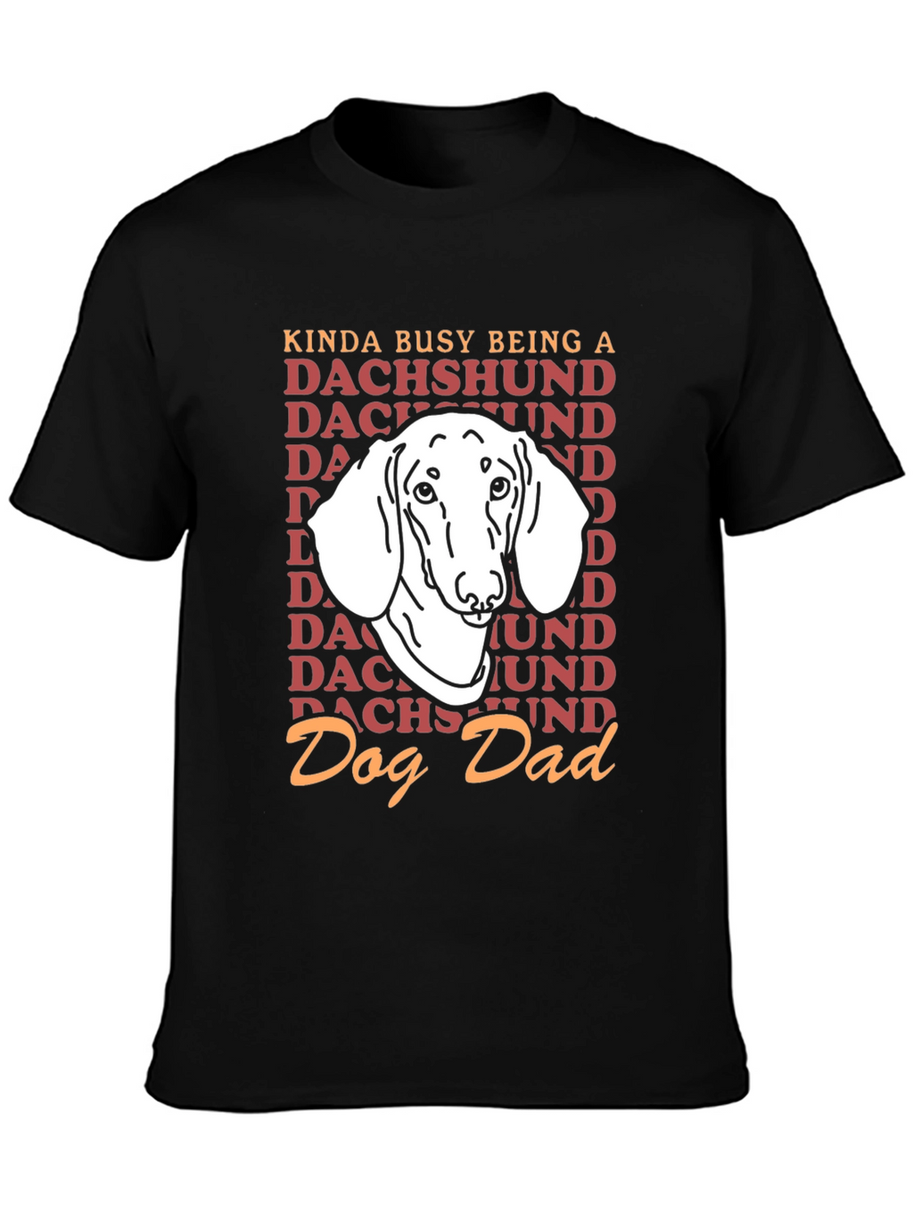 Dachshund Dog Dad Graphic T-Shirt