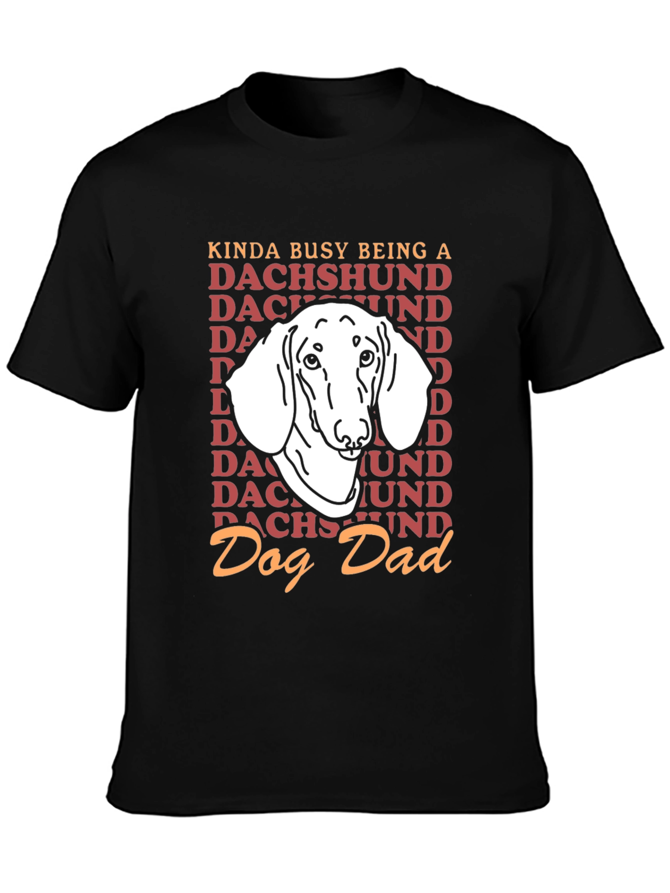 Dachshund Dog Dad Graphic T-Shirt