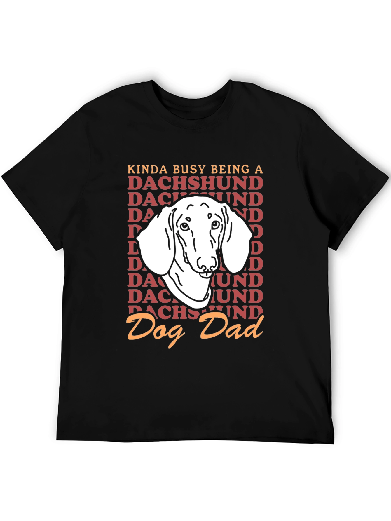 Dachshund Dog Dad Graphic T-Shirt