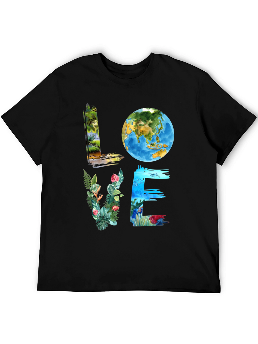Love Earth Graphic Tee - Nature Inspired