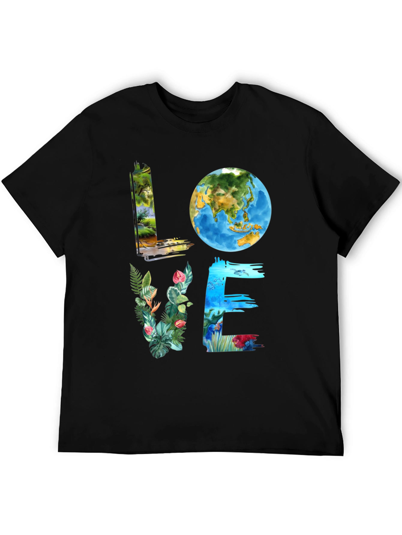 Love Earth Graphic Tee - Nature Inspired