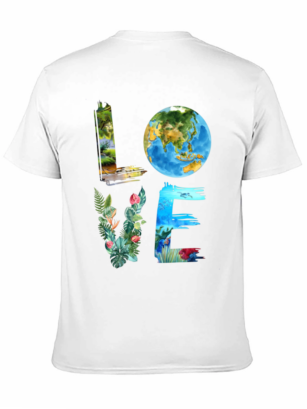 Love Earth Graphic Tee - Nature Inspired
