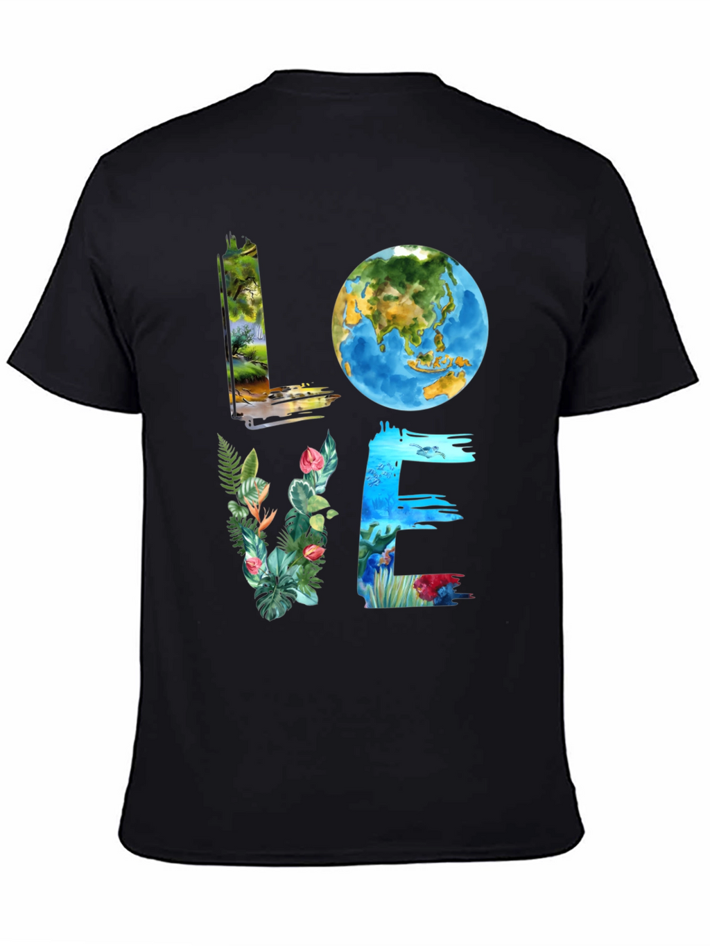Love Earth Graphic Tee - Nature Inspired
