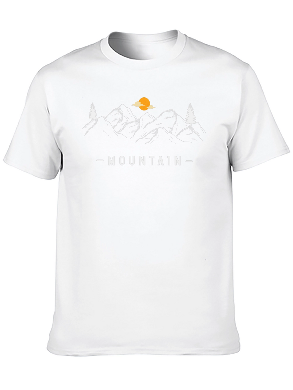 Mountain Graphic Black T-Shirt - Adventure Ready!