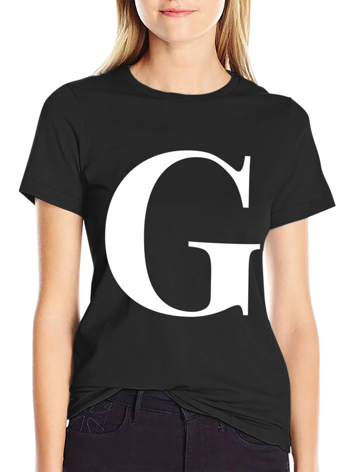 Letter G Graphic Tee - Stylish Unisex Shirt