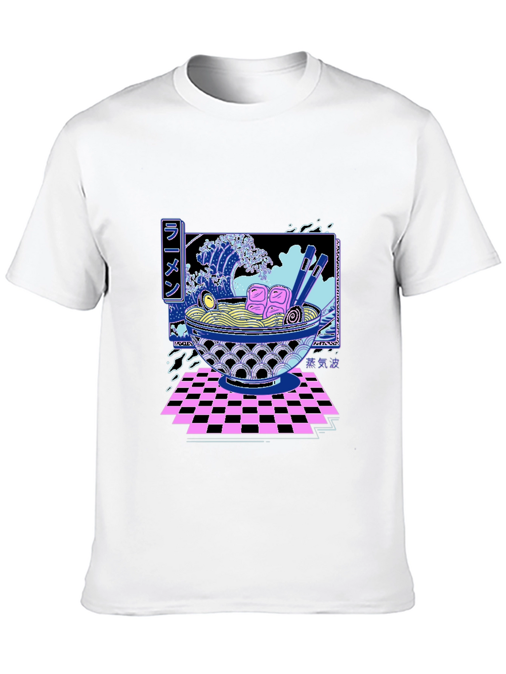 Ramen Wave T-Shirt - Trendy Japanese Style