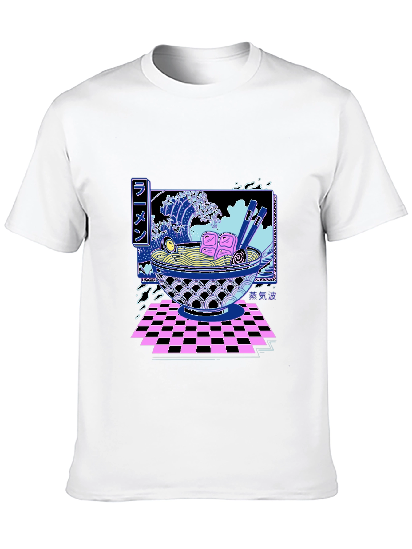 Ramen Wave T-Shirt - Trendy Japanese Style