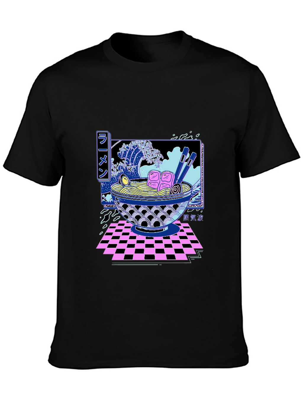 Ramen Wave T-Shirt - Trendy Japanese Style