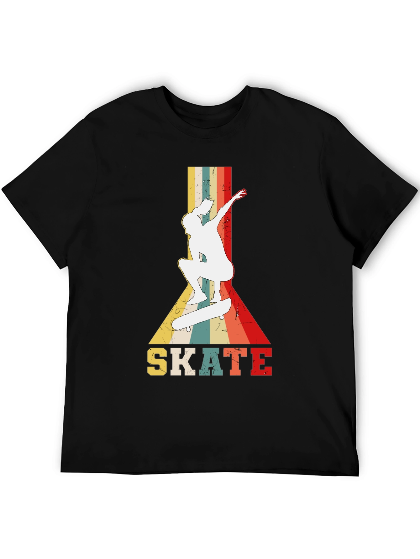 Retro Skate T-Shirt - Vintage Style Skateboarder Tee